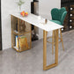 Glam Bar Dining Table White Rectangle Living Room Counter Table Clearhalo 'Bar Furniture' 'Bar Tables' 'bar_tables' 'furn' 'furn_bar_tables' 'Furniture' 'Kitchen & Dining Furniture' 1200x1200_5c6547d9-de35-4a59-9e2d-d1e49d2bfff1