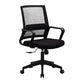 Contemporary Arm Chair Fixed Arms No Distressing Black Office Chair Clearhalo 'furn' 'furn_office_chair' 'Furniture' 'Office Chairs' 'Office Furniture' 'office_chair' 1200x1200_5c65c641-d405-413b-ba48-4915a512672f