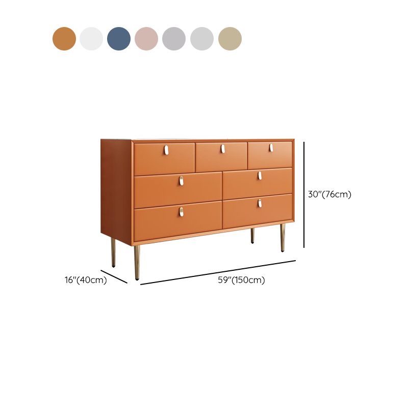 Classic Glam Storage Chest Stone Dresser with 5/6/7 Drawers , 15.6 Inch Width Clearhalo 'Bedroom Furniture' 'Dressers & Chests' 'dressers_chests' 'furn' 'furn_dressers_chests' 'Furniture' 1200x1200_5c667663-17c6-4f50-ab3c-74048cf5a8fd