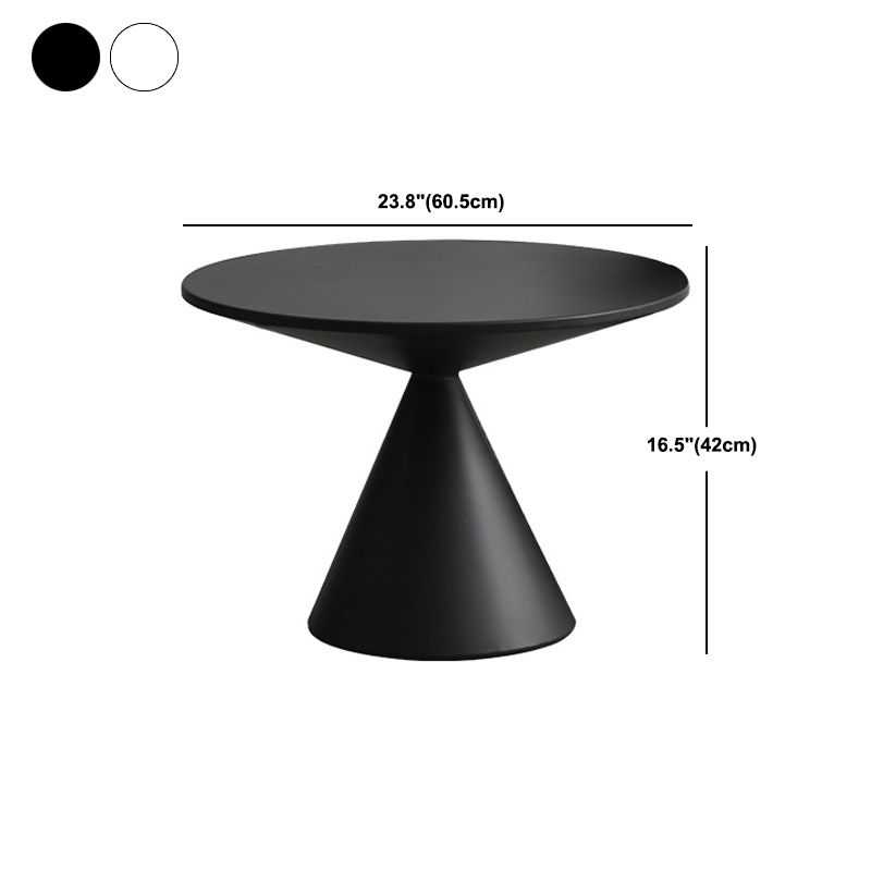 Mid-Century Modern Iron Coffee Table Pedestal Cocktail Table for Home Clearhalo 'Coffee & Accent Tables' 'Coffee Tables' 'coffee_tables' 'furn' 'furn_coffee_tables' 'Furniture' 'Living Room Furniture' 1200x1200_5c669c48-f235-43d6-b022-8325628917e8