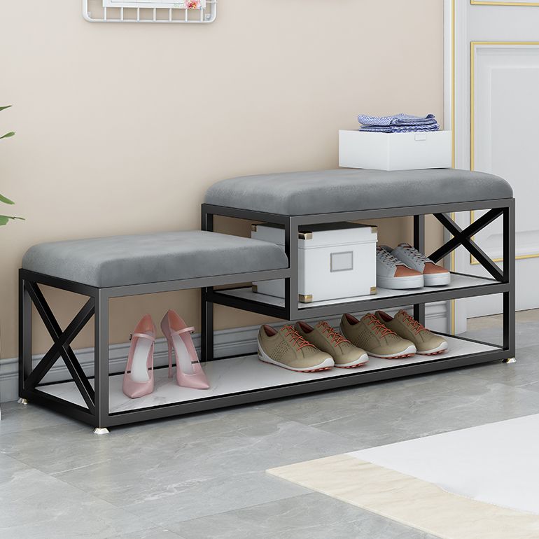 14" W Glam Seating Bench Cushioned Rectangle Shoe Storage Entryway and Bedroom Bench Clearhalo 'Benches' 'Chairs & Seating' 'furn' 'furn_benches' 'Furniture' 'Living Room Furniture' 1200x1200_5c674d9d-d780-4f11-872d-a7646fff018f