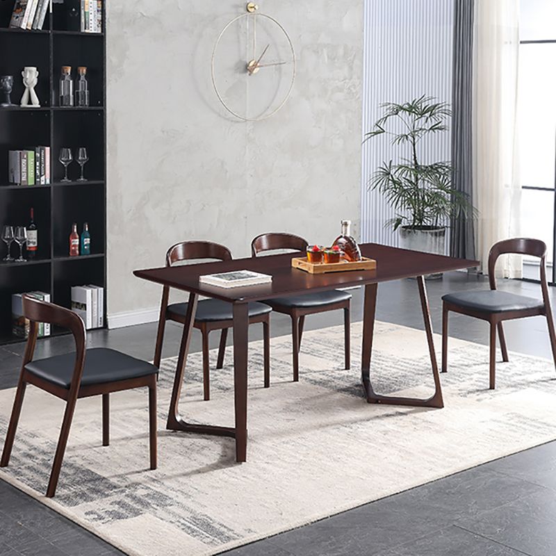 Contemporary Dining Room Solid Wood Side Chair Open Back Dining Side Chair Clearhalo 'Dining Chairs' 'Dining Tables & Seating' 'dining_chair' 'furn' 'furn_dining_chair' 'Furniture' 'furniture_dining_chair' 'Kitchen & Dining Furniture' 1200x1200_5c6a1bcb-7c80-4a9d-95ab-6fea4a422a13