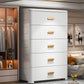 Plastic Non-Hanging Armoire Contemporary Bedroom Storage Cabinet