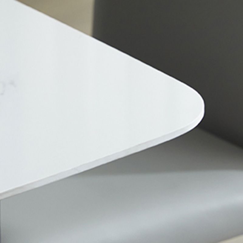 Set da pranzo contemporaneo di rettangolo di pietra 1/5/7 pezzi per la casa