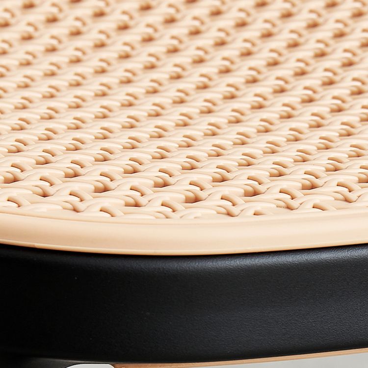 Moderne rugleuning armloze tegenstoel plastic hight kruk voor coffeeshop