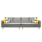 Square Arm Modern Sofa 30"W Linen Sofa for Living Room with Storage Clearhalo 'furn' 'furn_sofas' 'Furniture' 'furniture_sofas' 'kitchen' 'kitchen_sofas' 'Living Room Furniture' 'Sofa' 'sofas' 1200x1200_5c6e613f-06c9-48e2-aa3c-99a0c7aefcf1