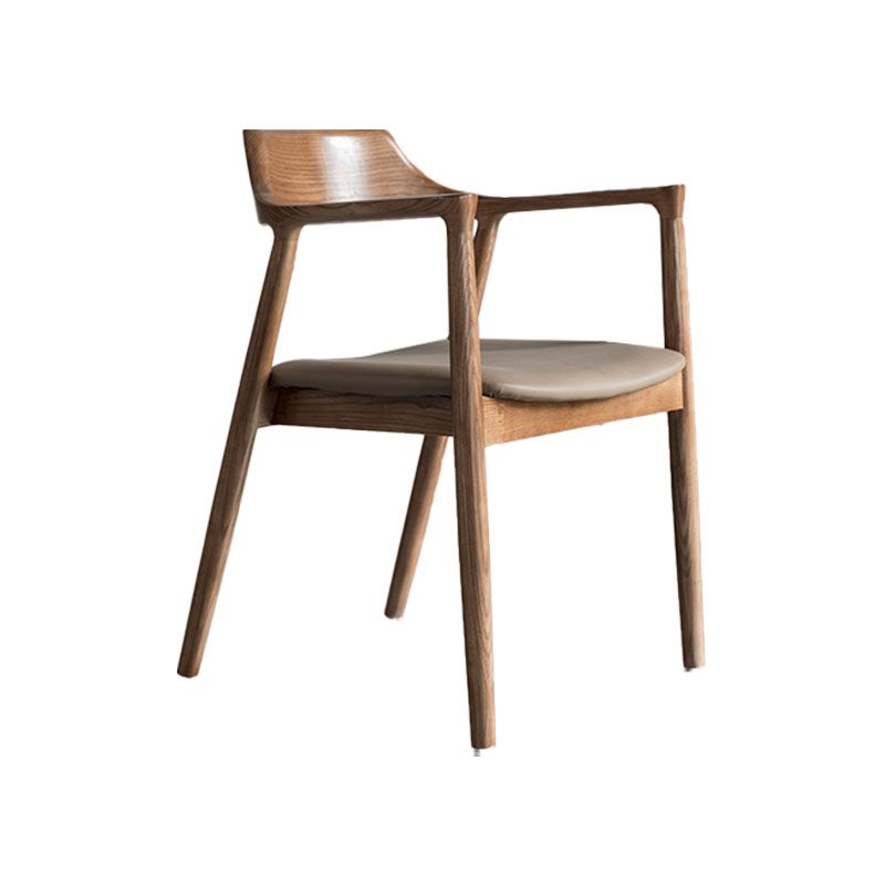 Silla de brazo estilo tradicional cena silla de espalda abierta con patas de madera