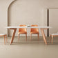 Juego de comedor moderno con sillas de cuero 1/4/5 piezas de comedor