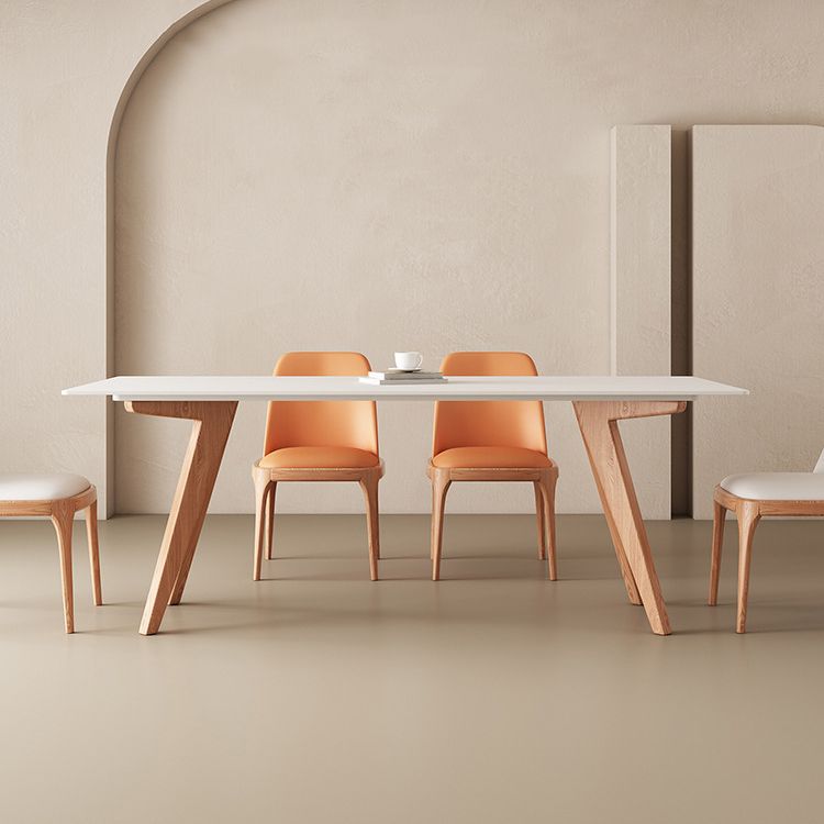 Juego de comedor moderno con sillas de cuero 1/4/5 piezas de comedor