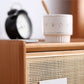 Gabinete de cabecilla de ratán Mesa de noche minimalista moderna con piernas