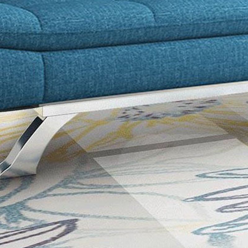 Cotton Blend Armless Sleeper Sofa Modern Tufted Back Sofa Couch Clearhalo 'furn' 'furn_sofas' 'Furniture' 'furniture_sofas' 'Living Room Furniture' 'Sofa' 'sofas' 1200x1200_5c74465e-0bf7-47e0-bf3b-32e9e09dd053