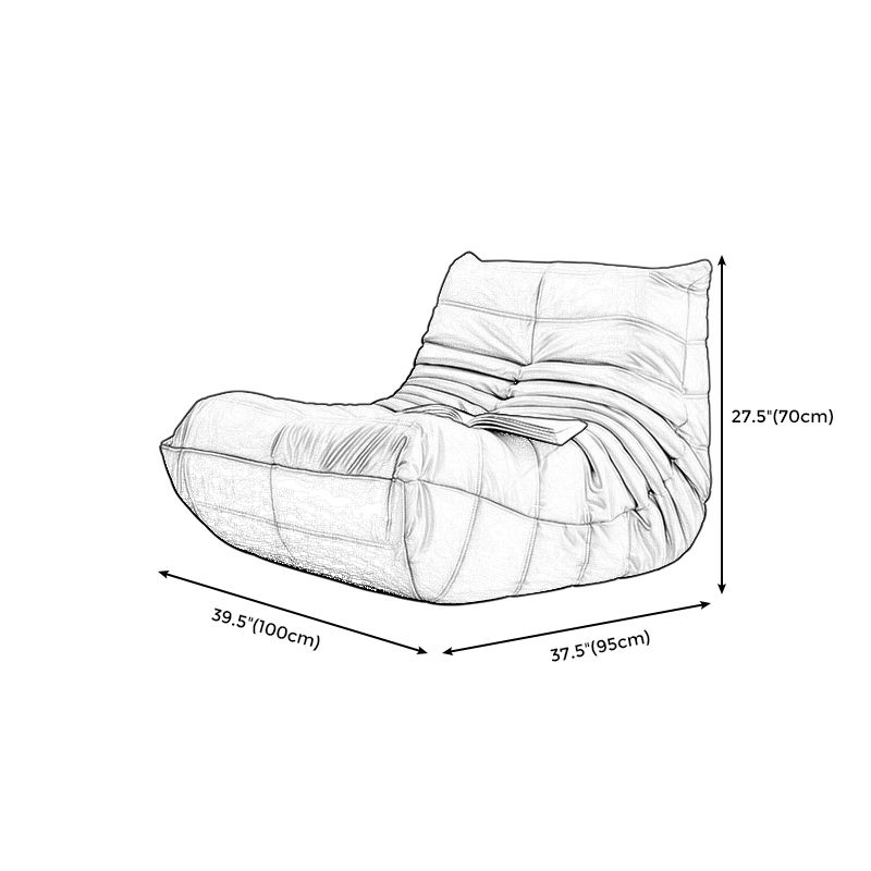 Ultra-Modern Sofa 27.6"High Tuxedo Arm Tight Back Single Cushion Seat Sofa Clearhalo 'furn' 'furn_sofas' 'Furniture' 'furniture_sofas' 'kitchen' 'kitchen_sofas' 'Living Room Furniture' 'Sofa' 'sofas' 1200x1200_5c78e906-17a5-49ec-82eb-d052a479652c