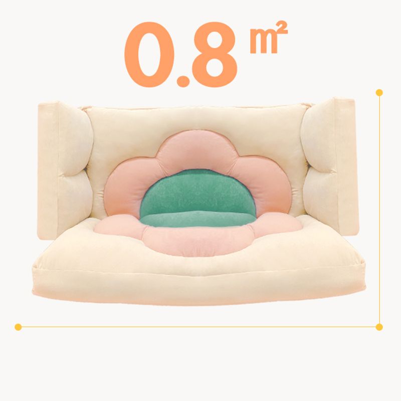 Flared Arm Loveseat Sofa Apartment Arm Settee for Living Room