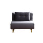 Cushion Back Futon Sofa Bed Pillow Included Sleeper Sofa with Gold Leg Clearhalo 'furn' 'furn_futons' 'Furniture' 'Futons & Daybeds' 'Futons' 'Living Room Furniture' 1200x1200_5c8074f1-13fa-498d-9ae0-5b2b1cc637c5
