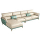 Sofa sectionnel en cuir authentique 36,22 "High Green Sofa pour le salon