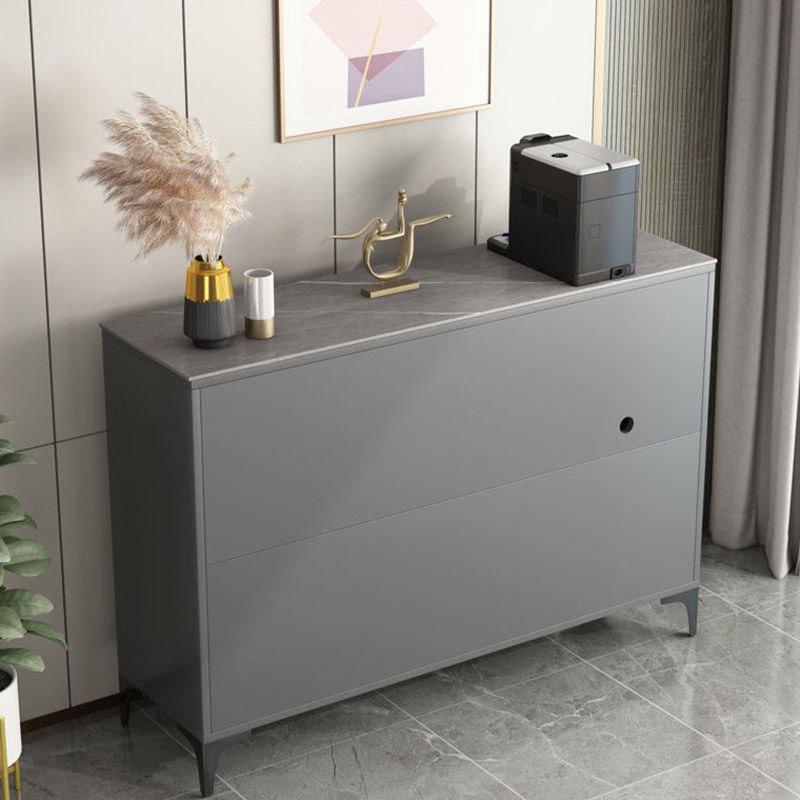 Sideboard in legno in legno in pietra in pietra con 2 porte