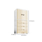 Armoire en plastique Style Teen Style Simple Rectangular Bedroom Armorage de garde-robe