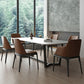 Rectangle Trestle Base Industrial Table White Fixed Table with Sintered Stone Clearhalo 'Dining Tables & Seating' 'Dining Tables' 'dining_table' 'furn' 'furn_dining_table' 'Furniture' 'furniture_dining_table' 'Kitchen & Dining Furniture' 1200x1200_5c88422b-f64a-4fac-b28e-875f760a71ea