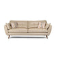 33.86" H Genuine Leather Flared Arm Sofa with Cushions for Living Room,Apartment Clearhalo 'furn' 'furn_sofas' 'Furniture' 'furniture_sofas' 'kitchen' 'kitchen_sofas' 'Living Room Furniture' 'Sofa' 'sofas' 1200x1200_5c890ff9-20e2-4752-aa79-fad6d8260497