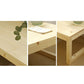 15"H Contemporary Coffee Table Solid Wood Coffee Cocktail Table