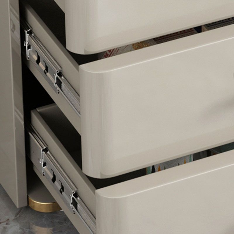 Commode de poitrine en pierre commode de rangement de style moderne pour chambre à coucher