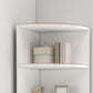 Contemporary Wooden Cabinet with 1 Door and Drawer Corner Cabinet