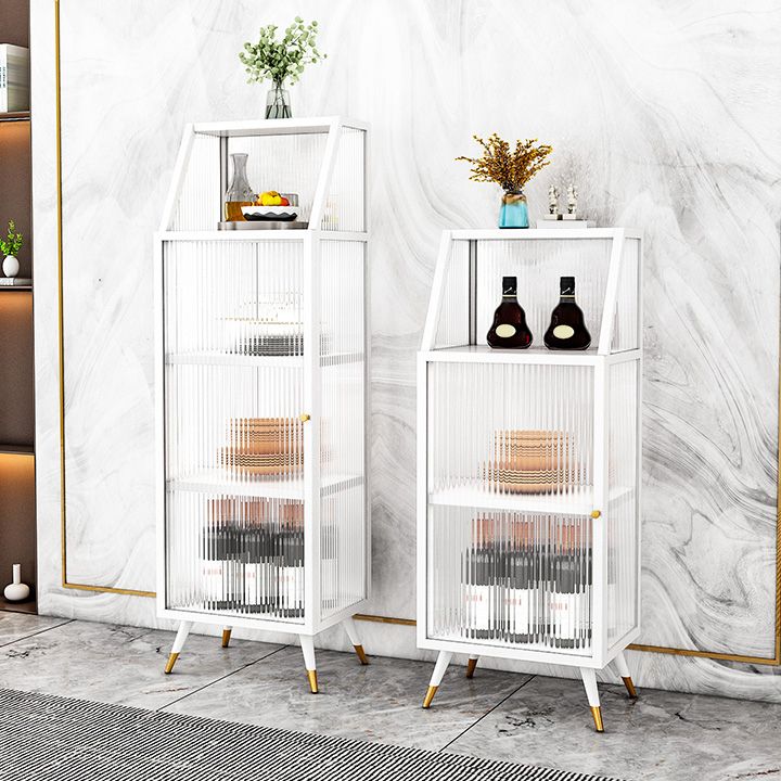 Glam in stile Glam Glass Distrino armadio a buffet largo 13,8 pollici