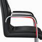 Contemporary Desk Chair Black Leather No Wheels Office Chair Clearhalo 'furn' 'furn_office_chair' 'Furniture' 'Office Chairs' 'Office Furniture' 'office_chair' 1200x1200_5c8ea297-a24f-45f1-a1a9-a6b54d8c03c1