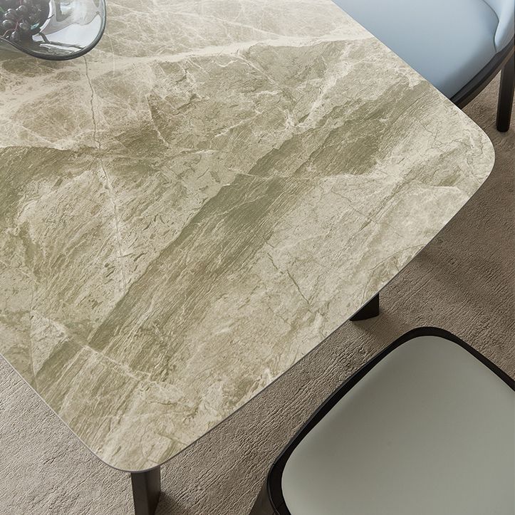 Sintered Stone Table Industrial 4 Legs Table for Dining Room Clearhalo ' dining_table' 'Dining Tables & Seating' 'Dining Tables' 'furn' 'furn_dining_table' 'Furniture' 'furniture_dining_table' 'Kitchen & Dining Furniture' 'kitchen&dining_furn' 'kitchen' 'kitchen_dining_table' 1200x1200_5c8ff2b0-14da-4c7b-8745-68d628658596