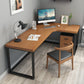 Modern Wooden Office Desk Sled Base Writing Desk , 29.53" Tall (Cabinet not Included) Clearhalo 'furn' 'furn_office_desk' 'Furniture' 'Office Desks' 'Office Furniture' 'office_desk' 1200x1200_5c90a4ff-51cd-4a06-86f0-50d795a2b64f