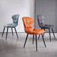 Nordic Style Metal Armless Dining Chairs Leather Upholstered Side Chair for Home Use Clearhalo ' kitchen&dining_furn' 'Dining Chairs' 'Dining Tables & Seating' 'dining_chair' 'furn' 'furn_dining_chair' 'Furniture' 'furniture_dining_chair' 'Kitchen & Dining Furniture' 'kitchen' 1200x1200_5c9109bf-f58c-4ead-8c26-3f12a033d7ef