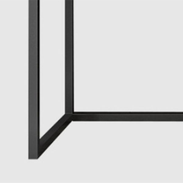 Scrivania da ufficio rettangolare in pietra 29,53 "scrivania alta 1 scaffale