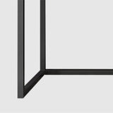 Scrivania da ufficio rettangolare in pietra 29,53 "scrivania alta 1 scaffale