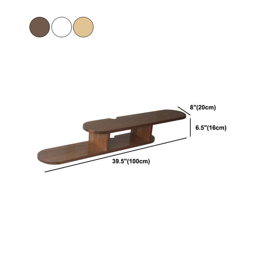 8" D Solid Wood TV Stand , Open Storage Floating TV Stand Console In 3 Colors Clearhalo 'furn' 'furn_tv_stands_entertainment_centers' 'Furniture' 'Living Room Furniture' 'TV Stands & Entertainment Centers' 'TV Stands & Media Storage Furniture' 'tv_stands_entertainment_centers' 1200x1200_5c9351de-62eb-47e7-806b-22134697c6e4