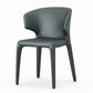 Designer Style Leather Home Arm Chair Wingback Matte Finish Dining Chair Clearhalo ' kitchen&dining_furn' 'Dining Chairs' 'Dining Tables & Seating' 'dining_chair' 'furn' 'furn_dining_chair' 'Furniture' 'furniture_dining_chair' 'Kitchen & Dining Furniture' 'kitchen' 1200x1200_5c98aa66-46b6-4d80-9963-4a9256ce5161