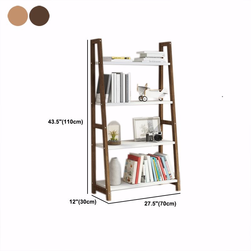 Modern Ladder Shelf Bookcase Wooden Bookshelf for Study Room Clearhalo 'Bookcases' 'furn' 'furn_bookcases' 'Furniture' 'Office Furniture' 1200x1200_5c9aae93-4eca-46e7-b179-2f145f91ab4c