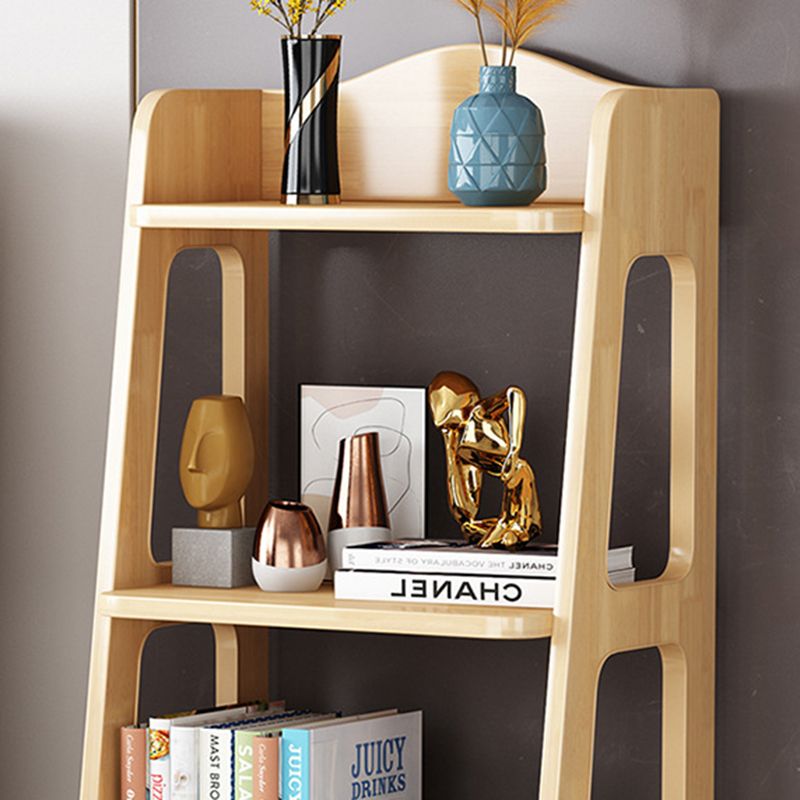 はしご本棚引き出しストレージ付きモダンな木製本棚47 "H x 14" w