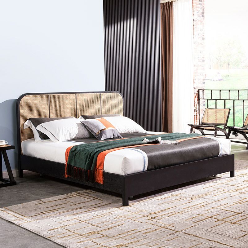 Framone di cenere tropicale cenere di cenere espresso espresso pannello testiera con materasso