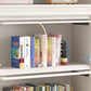 Wood Engineered Bookshelf Standard Contemporary Bookcase with Cabinets