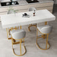 Modern Bar Table Set 1/2/5 Pcs Faux Marble Rectangular Bar Set for Indoor Clearhalo 'Bar Furniture' 'furn' 'furn_home_bar_bar_sets' 'Furniture' 'Home Bars & Bar Sets' 'home_bar_bar_sets' 'Kitchen & Dining Furniture' 1200x1200_5ca2db14-04d7-4413-b52e-44e6103c4bcd