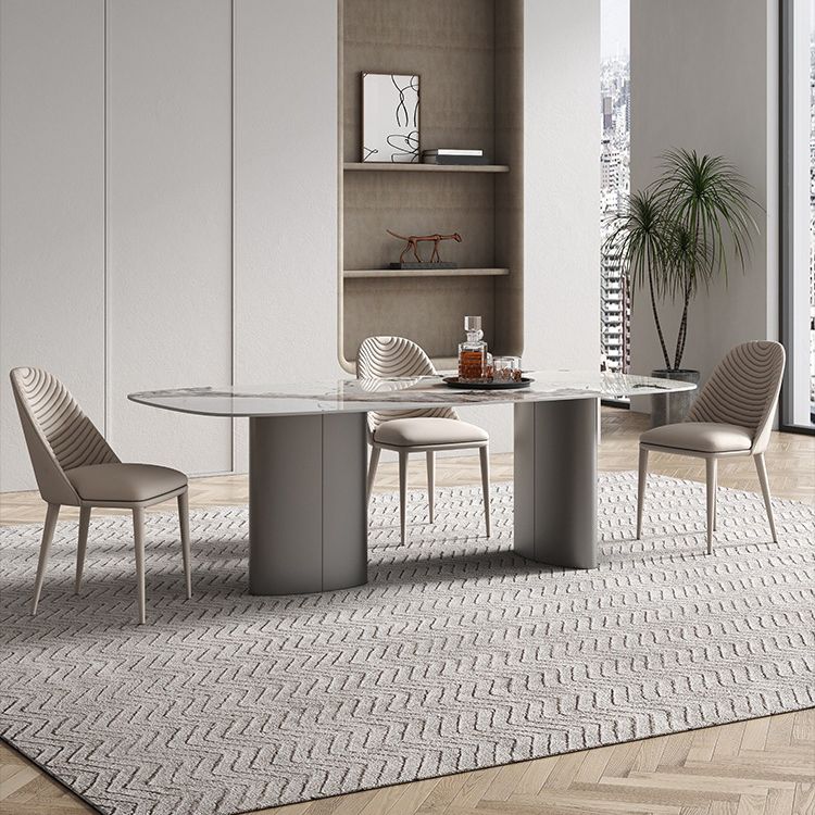 Hedendaagse stijl rechthoektafel Set 1/4/5/6 stukken Dinerset voor keuken