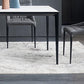 Metal Modern Rectangle Table Sintered Stone Table with 4 Legs Clearhalo 'Dining Tables & Seating' 'Dining Tables' 'dining_table' 'furn' 'furn_dining_table' 'Furniture' 'furniture_dining_table' 'Kitchen & Dining Furniture' 'kitchen' 'kitchen_dining_table' 1200x1200_5ca8ff53-7a3d-4a92-82e5-48581c3473ae
