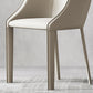 Leather Metal Contemporary Dining Chair Dining Room Solid Back Chair with Arm Clearhalo ' kitchen&dining_furn' 'Dining Chairs' 'Dining Tables & Seating' 'dining_chair' 'furn' 'furn_dining_chair' 'Furniture' 'furniture_dining_chair' 'Kitchen & Dining Furniture' 'kitchen' 1200x1200_5caa52da-8d52-4fcc-8d22-a01faf55e3c7