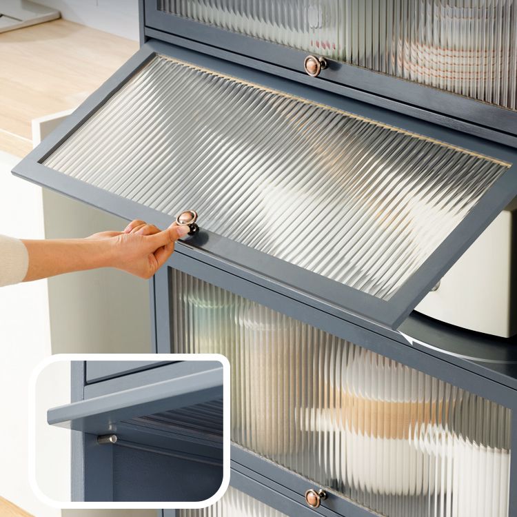 Mesa contemporánea de la mesa del aparador Bamboo con puertas para la cocina