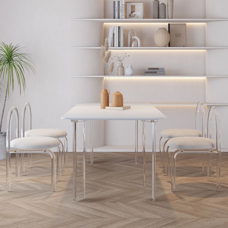 1/4/5/6/7 pezzi Presentazione da pranzo e tavolo set in bianco per la casa