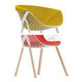 Modern Style Arm Chair Metal Cross Back Dining Room Chair for Indoor Clearhalo 'Dining Chairs' 'Dining Tables & Seating' 'dining_chair' 'furn' 'furn_dining_chair' 'Furniture' 'Kitchen & Dining Furniture' 1200x1200_5caeadce-347a-4df9-810c-a0bcca2fe6a6