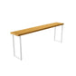 Contemporary Solid Wood Bar Counter Rectangle Bar Counter with Sled Base Clearhalo 'Bar Furniture' 'Bar Tables' 'bar_tables' 'furn' 'furn_bar_tables' 'Furniture' 'furniture_bar_tables' 'Kitchen & Dining Furniture' 1200x1200_5cb201dc-06f9-499e-afc8-8341378d2236