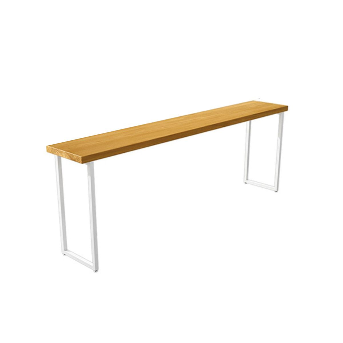 Contemporary Solid Wood Bar Counter Rectangle Bar Counter with Sled Base Clearhalo 'Bar Furniture' 'Bar Tables' 'bar_tables' 'furn' 'furn_bar_tables' 'Furniture' 'furniture_bar_tables' 'Kitchen & Dining Furniture' 1200x1200_5cb201dc-06f9-499e-afc8-8341378d2236