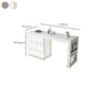 Stone Top Bar Stool Table Glam Style Rectangle Pub Table with Storage Clearhalo 'Bar Furniture' 'Bar Tables' 'bar_tables' 'furn' 'furn_bar_tables' 'Furniture' 'Kitchen & Dining Furniture' 1200x1200_5cb24593-0c8a-4954-b717-3faaf346fd2c