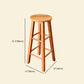 Modern Armless Backless Counter Stool Wood Bar Stool with Wooden Seat and Pedal Clearhalo 'Bar Furniture' 'Bar Stools' 'bar_stools' 'furn' 'furn_bar_stools' 'furniture_bar_stools' 'Kitchen & Dining Furniture' 'kitchen&dining_furn' 'kitchen' 'kitchen_furn' Furniture' 1200x1200_5cb387f1-f6c1-409c-988e-9105dd9263ba